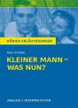 Hans Fallada: Kleiner Mann - was nun? Textanalyse und Interpretation mit ausführlicher Inhaltsangabe und Abituraufgaben mit Lösungen