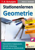 Stationenlernen Geometrie Übersichtliche Aufgabenkarten für das 7.-8. Schuljahr