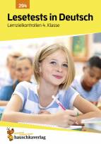 Übungsheft mit Lesetests in Deutsch 4. Klasse - Lernzielkontrollen 4. Klasse