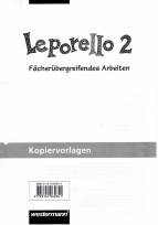 Leporello 2 Fächerübergreifendes Arbeiten   Kopiervorlagen