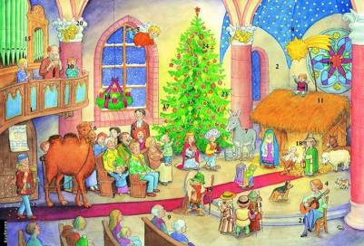 Das Krippenspiel  Ein Text-Türchen-Adventskalender mit der Weihnachtsgeschichte
