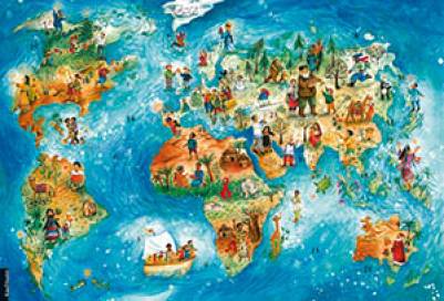 Weihnachtsfreude überall  Ein Text-Türchenkalender mit der Weihnachtsgeschichte