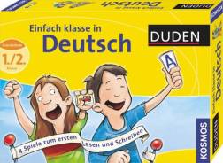 Einfach Klasse in Deutsch 1/2 - 4 Spiele zum ersten Lesen und Schreiben