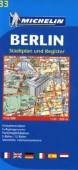 Michelin: Berlin - Stadtplan und Register Einbahnstraßen, Fußgängerzone, Parkmöglichkeiten, S-Bahn/U-Bahn, Nützliche Telefonnummern. Maßstab 1 : 22.000