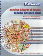 Michelin Straßenatlas: Benelux & Nord-Frankreich 1:150.000 Place name index, European route planner