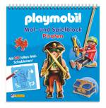 Playmobil: Mal- und Spielblock Piraten mit 30 tollen Malschablonen