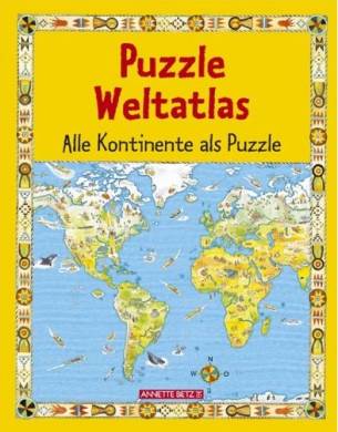Puzzle Weltatlas Alle Kontinente als Puzzle
