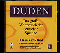 Duden - das große Wörterbuch der deutschen Sprache 10 Bände auf CD-ROM