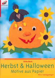 Herbst und Halloween Motive aus Papier       Mit 2 Vorlagebögen