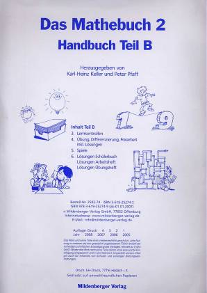 Das Mathebuch 2 Handbuch Teil B mit Lernkontrollen, Arbeitsblätter zur Differenzierung, Spiele, Lösungen Ausgabe für Bayern