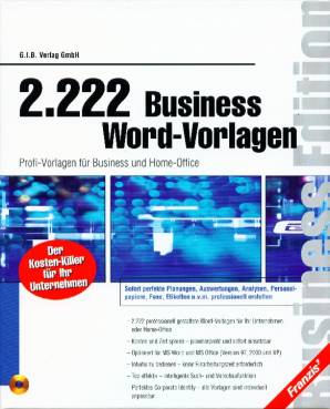 2222 Business Word-Vorlagen Profi-Vorlagen für Business und Home-Office