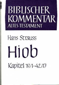 Hiob 2. Teilband 19,1-42,17 Biblischer Kommentar Altes Testament, Bd.16/2