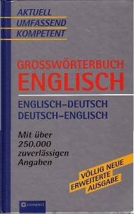 Grosswörterbuch Englisch Englisch - Deutsch / Deutsch - Englisch