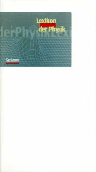 Lexikon der Physik  Gesamtausgabe auf 1 CD-ROM