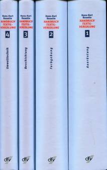 Handbuch Textilveredlung 15., überarbeitete und erweiterte Auflage Band 1: Ausrüstung
Band 2: Farbgebung
Band 3: Beschichtung
Band 4: Umwelttechnik