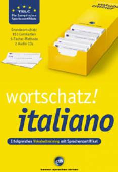 wortschatz! italiano Erfolgreiches Vokabeltraining mit Sprachenzertifikat Lernbox, Lernkartei und 2 Audio-CDs