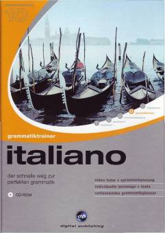 Grammatiktrainer Italienisch / Italiano - Version 10  Grammatiktrainer Italiano - Version 10
1 CD-ROM