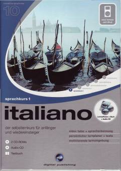 Interaktive Sprachreise Version 10: Italienisch / Italiano- Teil 1  Sprachkurs 1 Italiano - Version 10
2 CD-ROMs · Audio-CD · Textbuch