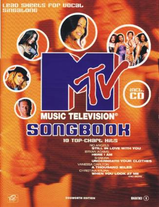 MTV Songbook  Lead Sheets for Vocal  mit Audio-CD
