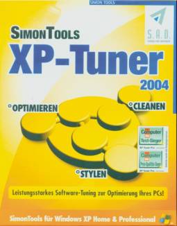 SimonTools XP Tuner 2004 Leistungsstarkes Software-Tuning zur Optimierung Ihres PCs! SimonTools für Windows XP Home & Professional
cleanen - optimieren - stylen