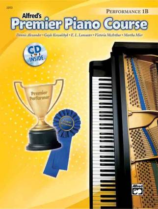 Alfred´s Premier Piano Course Performance Book Level 1B CD inside