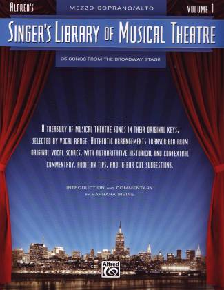 Singer's Library of Musical Theatre Vol.1 Mezzo Sopran/Alt  35 SONGS FROM THE BROADWAY STAGE Introduction and commentary by Barbara Irvine