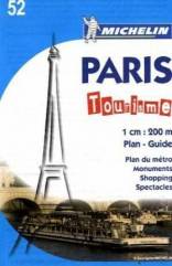 Michelin Stadtplan: Paris für Touristen / Plan - Guide. Plan du métro, Monuments, Shopping, Spectacles. 1 : 20.000  7. Aufl.