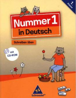 Nummer 1 in Deutsch Schreiben üben 1. Klasse mit CD-ROM