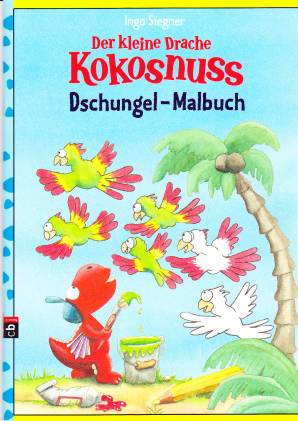 Der kleine Drache Kokosnuss: Dschungel- Malbuch