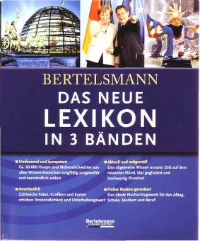 Bertelsmann Lexikon in 3 Bänden  Bertelsmann Lexikon in drei Bänden