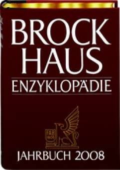 Brockhaus Enzyklopädie: Jahrbuch 2008  Halbleder-Einband
