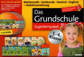 Das Grundschule Superlernpaket 1.-4. Klasse  Mathematik - Sachkunde - Deutsch - Englisch + Verkehrserziehung Von Pädagogen empfohlene Lern- und Wissenssoftware abgestimmt auf die Klassen 1 bis 4
4 CD-ROMs
