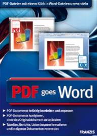 PDF goes Word  - PDF-Dokumente beliebig bearbeiten und anpassen
- PDF-Dokumente korrigieren, ohne das Originaldokument zu verändern
- Tabellen, Berichte, Listen bequem formatieren und in eigenen Dokumenten verwenden