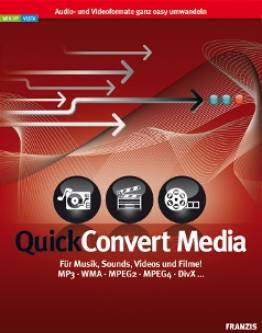 Quick Convert Media Für Musik, Sounds, Videos und Filme! MP3 - WMA - MPEG2 - MPEG4 - DivX...