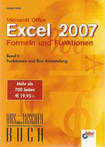 Microsoft Office Excel 2007 Formeln und Funktionen Band I: Funktionen und ihre Anwendung

Das bhv Taschenbuch