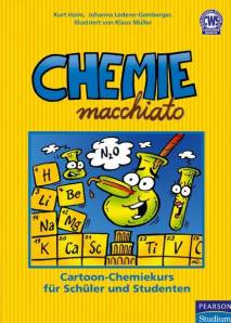 Chemie macchiato Cartoon-Chemiekurs für Schüler und Studenten