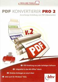 PDF Konvertierer PRO 2 Zuverlässige Erstellung von PDF-Dokumenten - PDF-Erstellung aus jeder beliebigen Software
- Integration in das MS-Office-Menü
- Direktes Anhängen an eine E-Mail
- Jetzt auch für Windows Vista