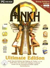 Ankh Ultimate Edition Ankh-Special Edition mit Making of, Trailer u. v. m.
Ankh-Herz des Osiris mit kultigem Coderad
Audio-CD mit Soundtrack beider Spiele
Sammelkarten