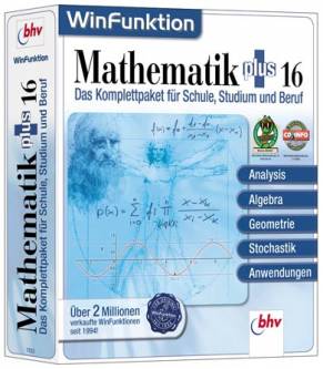 Mathematik plus 16 Das Komplettpaket für Schule, Studium und Beruf Analysis
Algebra
Geometrie
Stochastik
Anwendungen 

WinFunktion - DAS ORIGNINAL seit 1994

Über 2 Millionen verkaufte WinFunktionen seit 1994