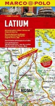 Latium / Lázio 1:200 000 / 1cm = 2km MARCO POLO Karten Italien 9 Latium Regionalkarte Maßstab 1:200.000