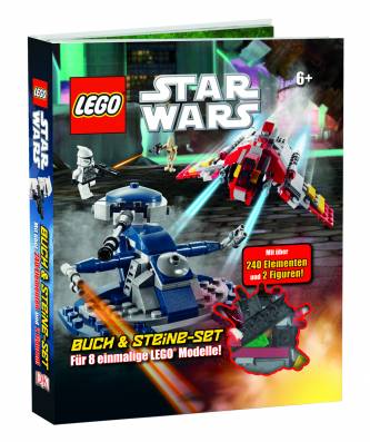 Lego Star Wars  Buch & Steine-Set
Für 8 einmalige Lego-Modelle

Mit über 240 Elementen und 2 Figuren