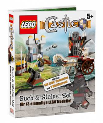 LEGO® Castle Buch & Steine-Set für 13 einmalige Modelle Mit über 140 LEGO Elementen und 2 Minifiguren!