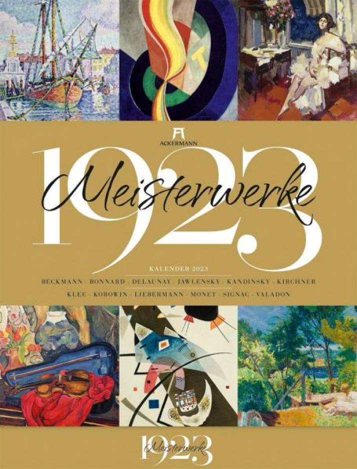 Meisterwerke 1923 Kunst-Kalender 2023