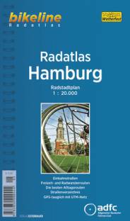 Bikeline Radtourenbuch: Radatlas Hamburg Radstadtplan 1:20.000 (1.800 km Radwege und Radrouten) 2. überarbeitete Aufl.