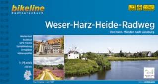 Weser-Harz-Heide-Radweg Von Hannoversch Münden nach Lüneburg 1:75000, 420 km 3. Aufl.