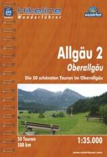 Allgäu 2 - Oberallgäu: Die 50 schönsten Touren im Oberallgäu 50 Touren - 588 km - Maßstab 1:35.000