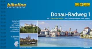 Donau-Radweg 1 Teil 1: Deutsche Donau. Von Donaueschingen nach Passau 21., überarbeitete Aufl. 2015

Maßstab 1:50000
Länge: 590 km