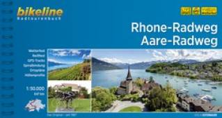 Rhone Radweg - Aare Radweg Maßstab 1:50.000 / 647 km Länge