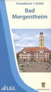Freizeitkarte F515 Baden-Württemberg: Bad Mergentheim 1:50.000  1 : 50.000  Landesamt Für Geoinformation Bw
3. Auflage 2015
