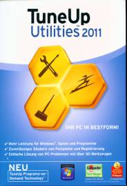 TuneUp Utilities 2011 IHR PC IN BESTFORM! • Mehr Leistung für Windows®, Spiele und Programme 
• Zuverlässiges Säubern von Festplatte und Registrierung 
• Einfache Lösung von PC-Problemen mit über 30 Werkzeugen
TuneUp Programs-on-Demand Technology™